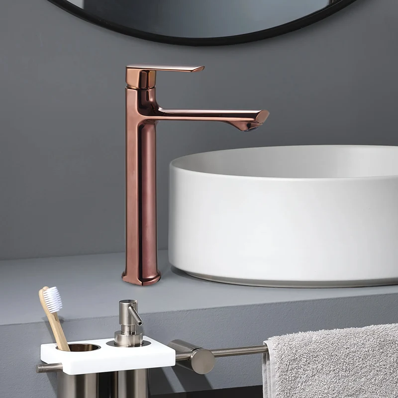Grifo de cuenca de oro rosa