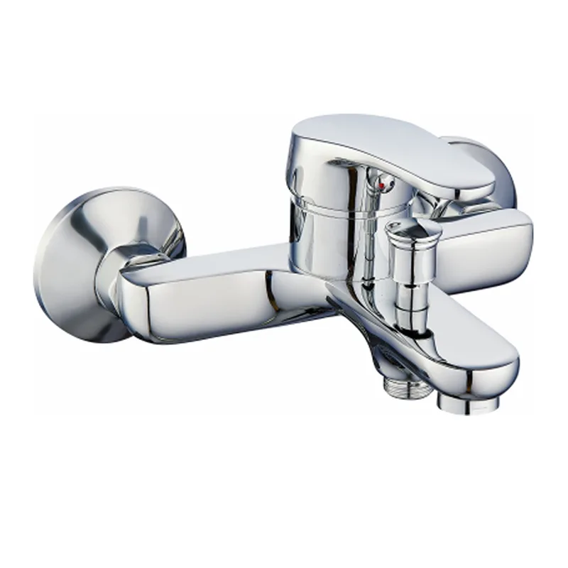 Mezclador de baño de tres vías de pared